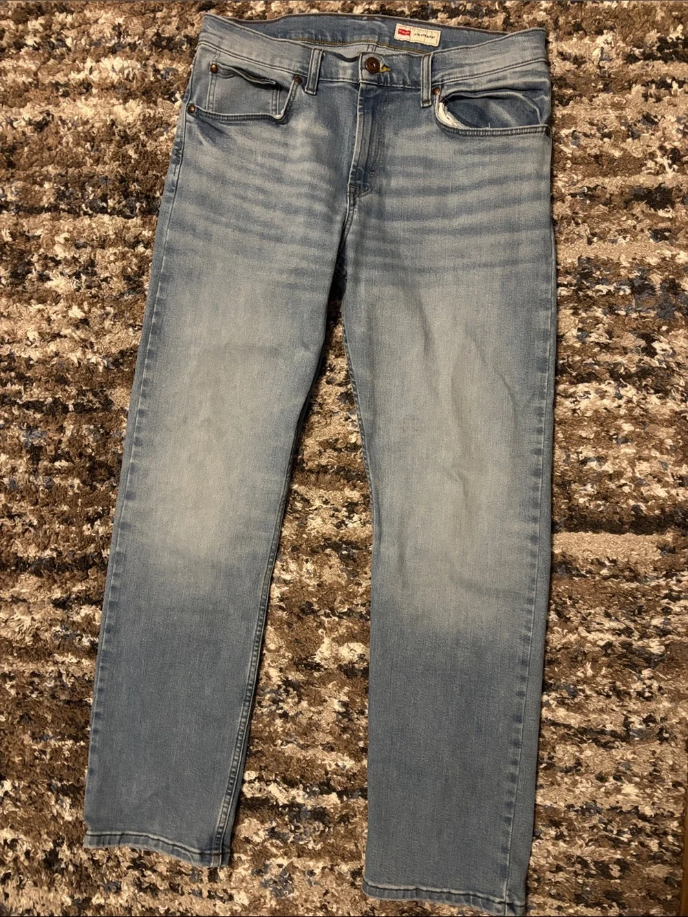 Wrangler Light Wash Slim Straight Men’s Jeans